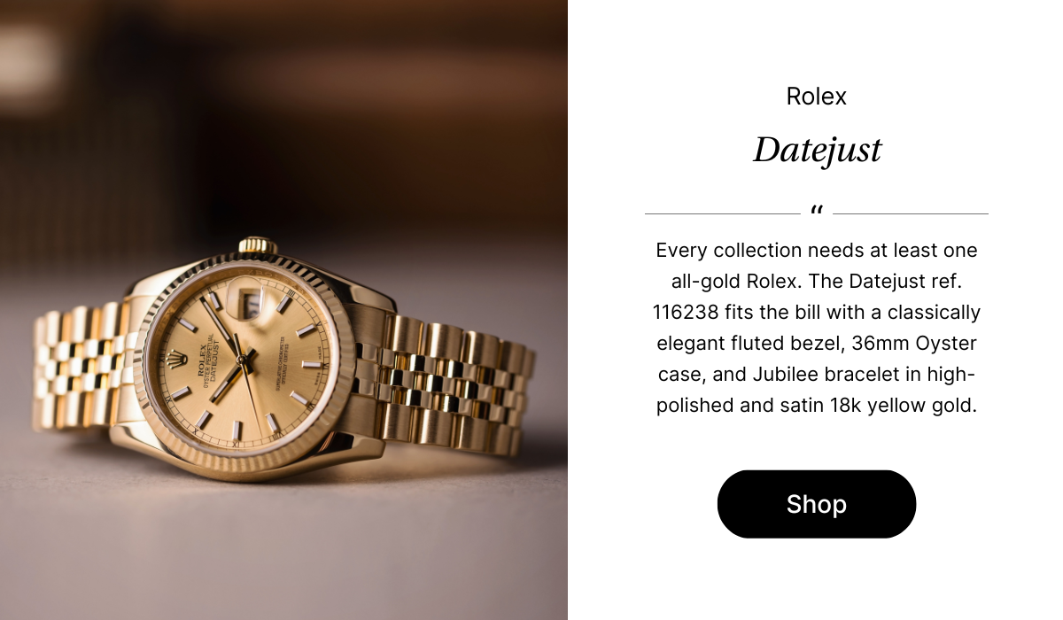 Rolex Datejust 116238 Yellow Gold