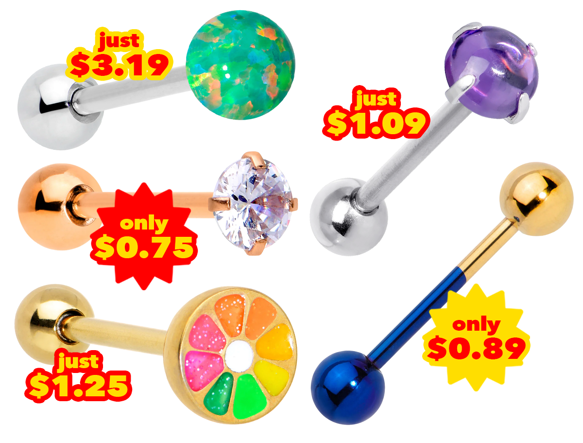 Shop Clearance Tongue Rings