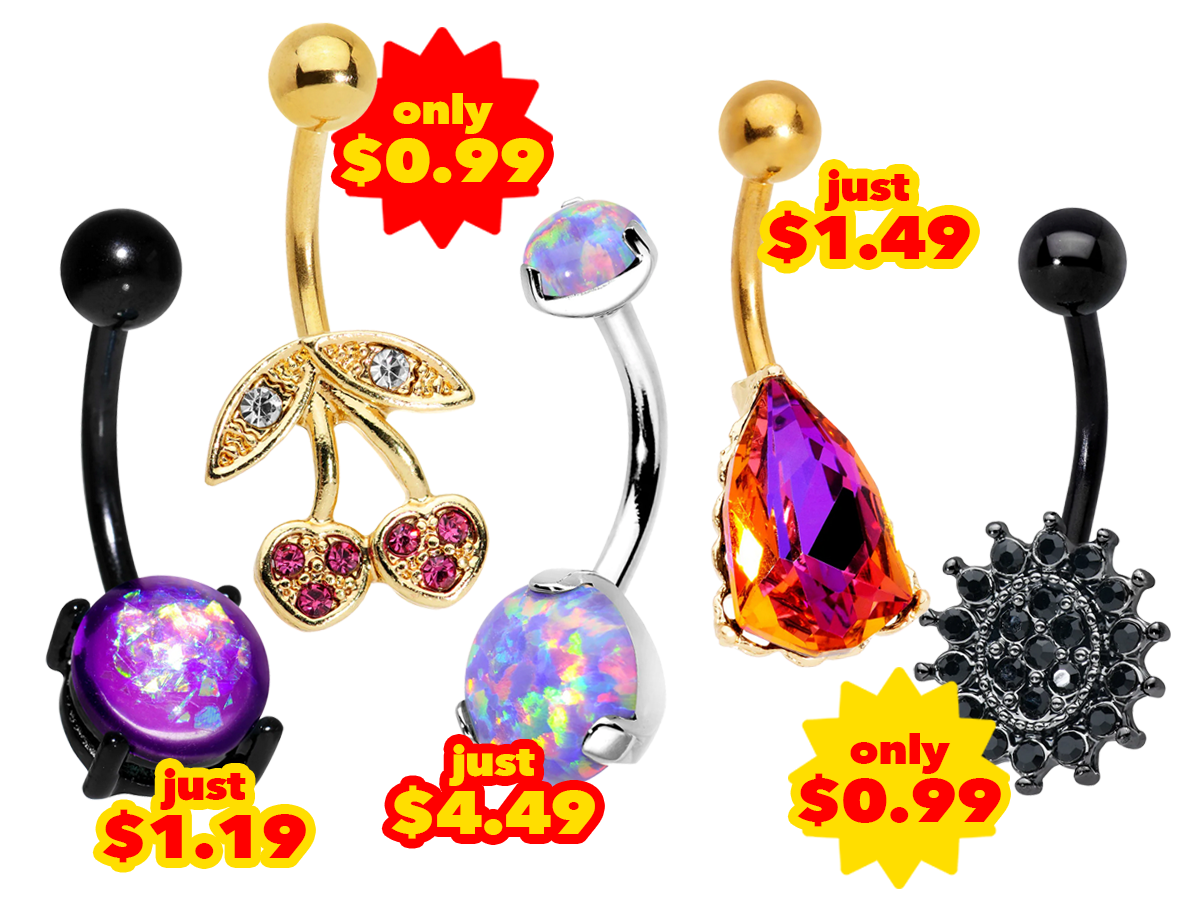 Shop Clearance Belly Rings >