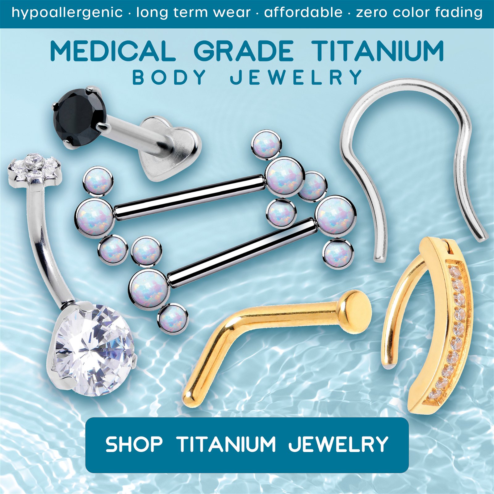 Shop Titanium Jewelery >