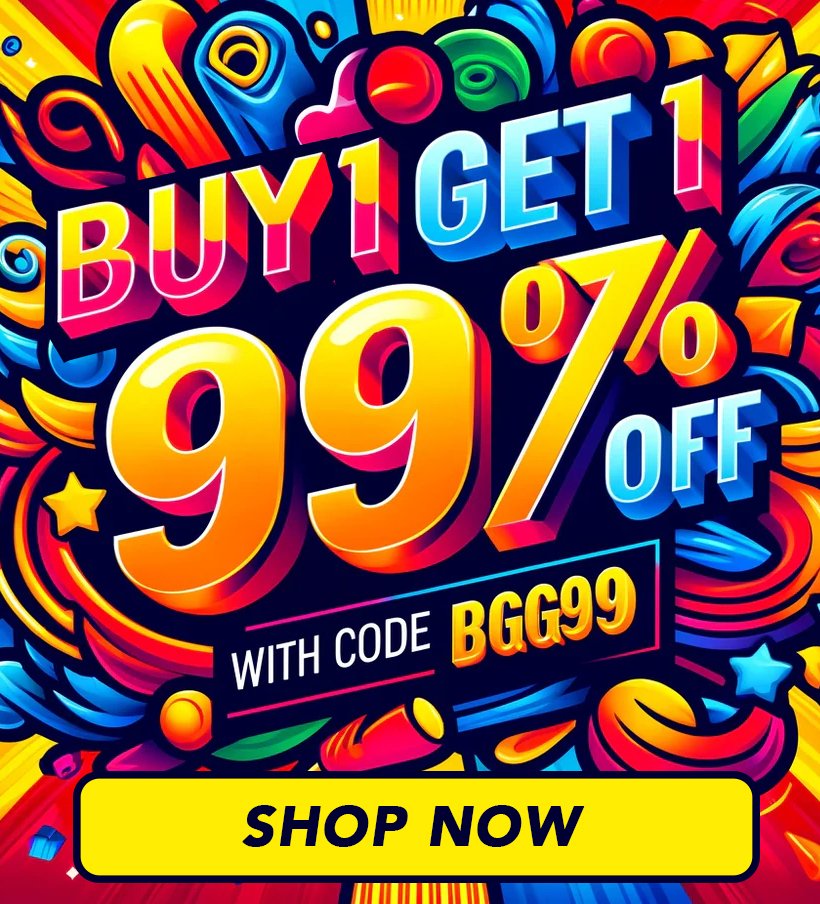 Buy1 Get 1 95% Off - use code: BDAY95