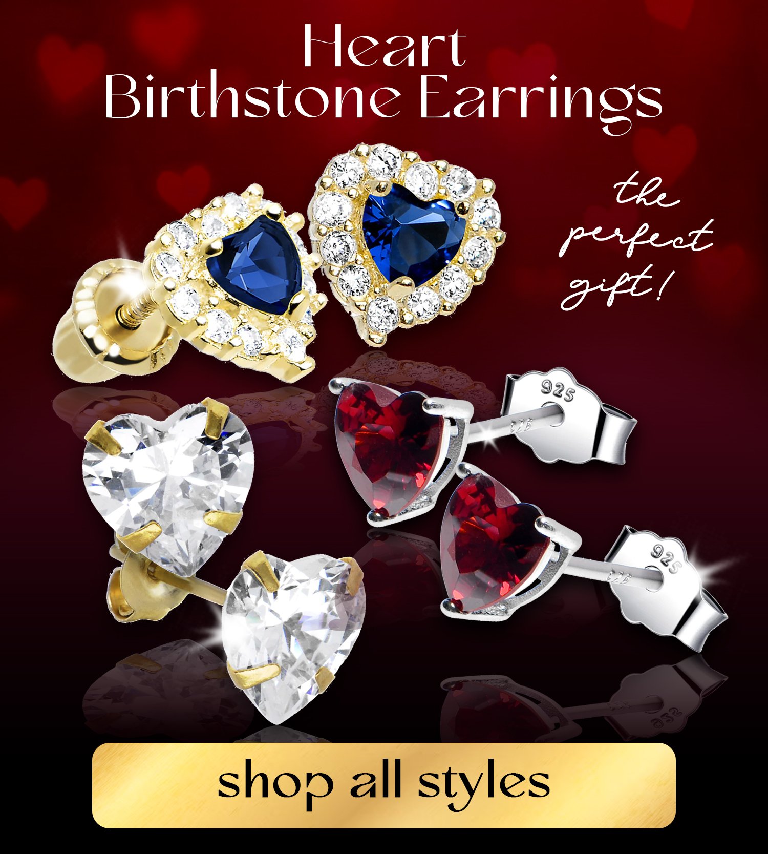 Shop Birthstone Earrings >