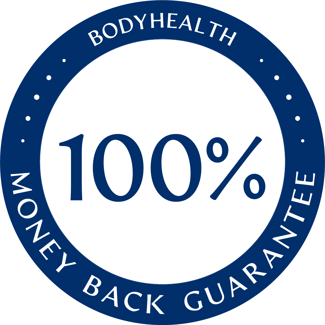 BodyHealth has a 100% money-back guarantee! Gold seal of satisfaction!