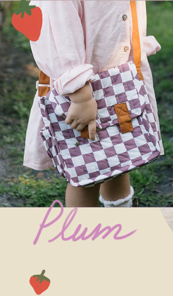 Carrie Convertible Changing Set | Plum Check