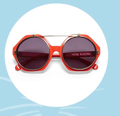 Flip Up Sunglassses | Red