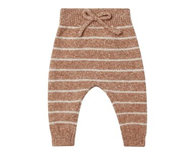 Knit Pant || Cinnamon Stripe