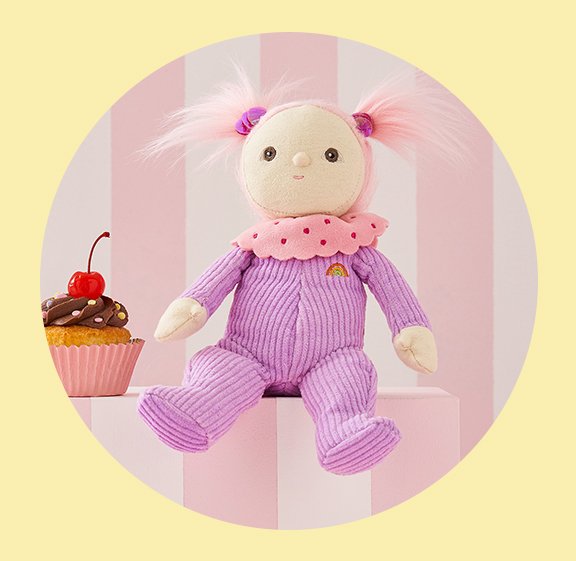 Dinky Dinkum Dolls | Clara Cupcake - Lilac