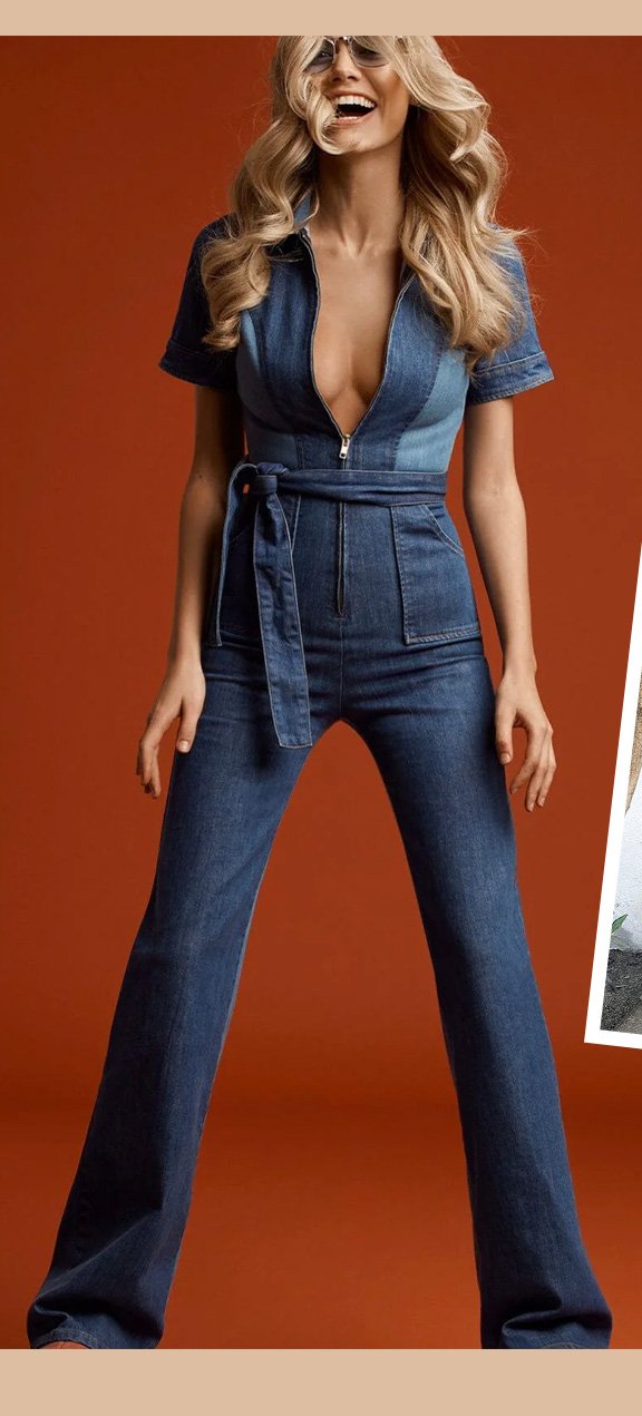 Blue Jean Baby Denim Jumpsuit