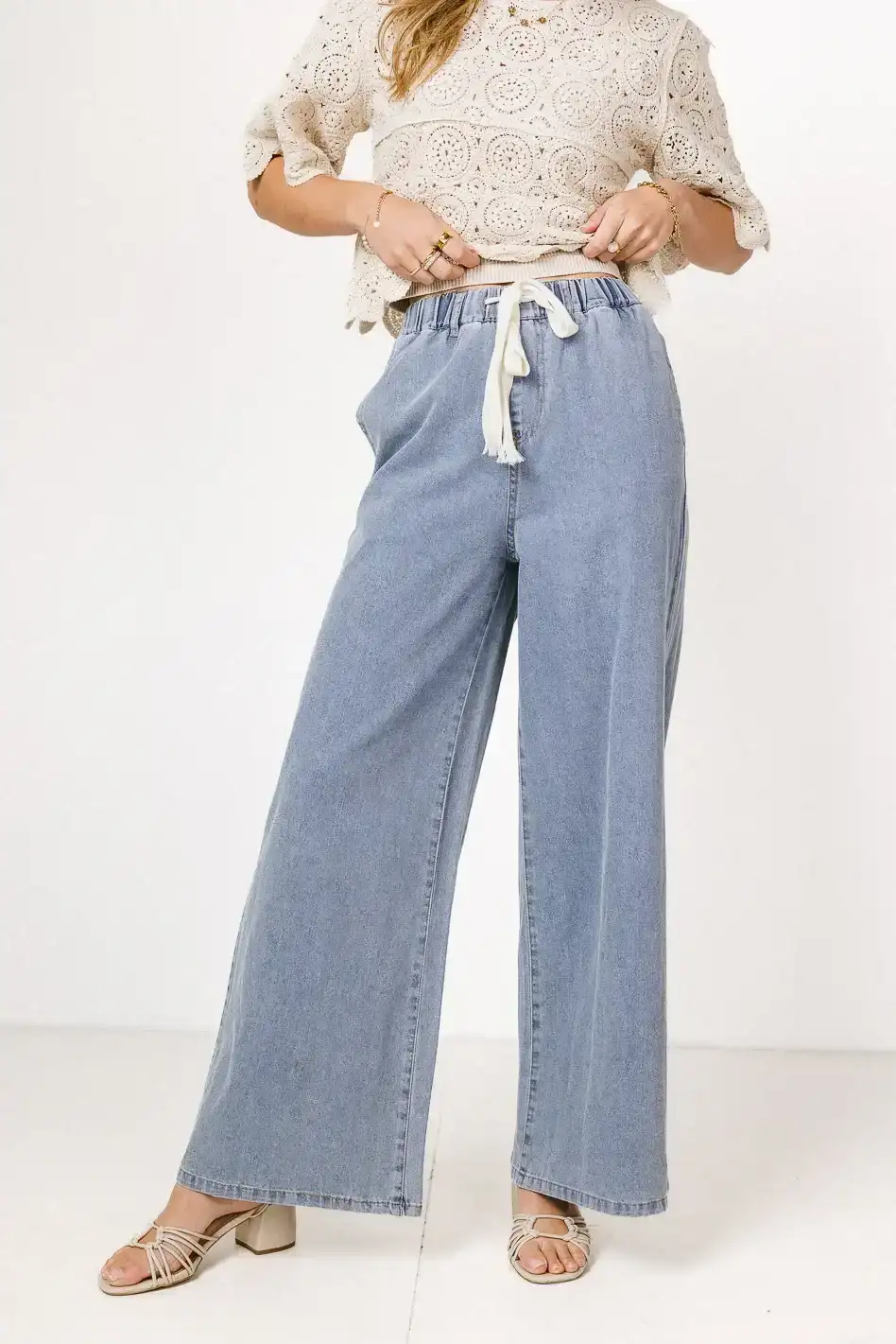 Image of Mickey Wide Leg Jeans