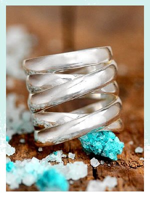 Big Bold Statement Ring Sterling Silver