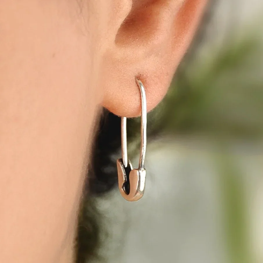 Image of Safety Pin Earrings