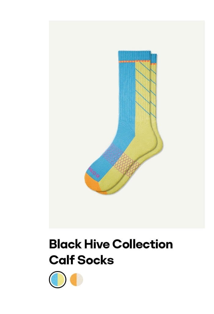 Black Hive Collection Calf Socks