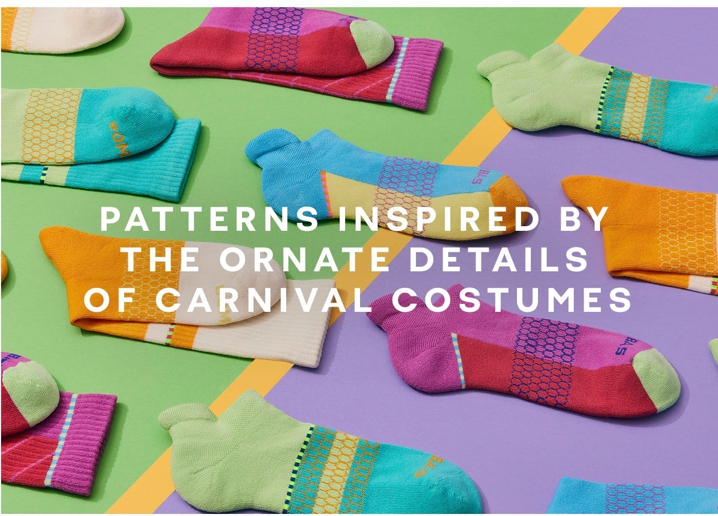 PATTERNS INSPIRED BY THE ORNATE DETAILS OF CARNIVAL COSTUMES