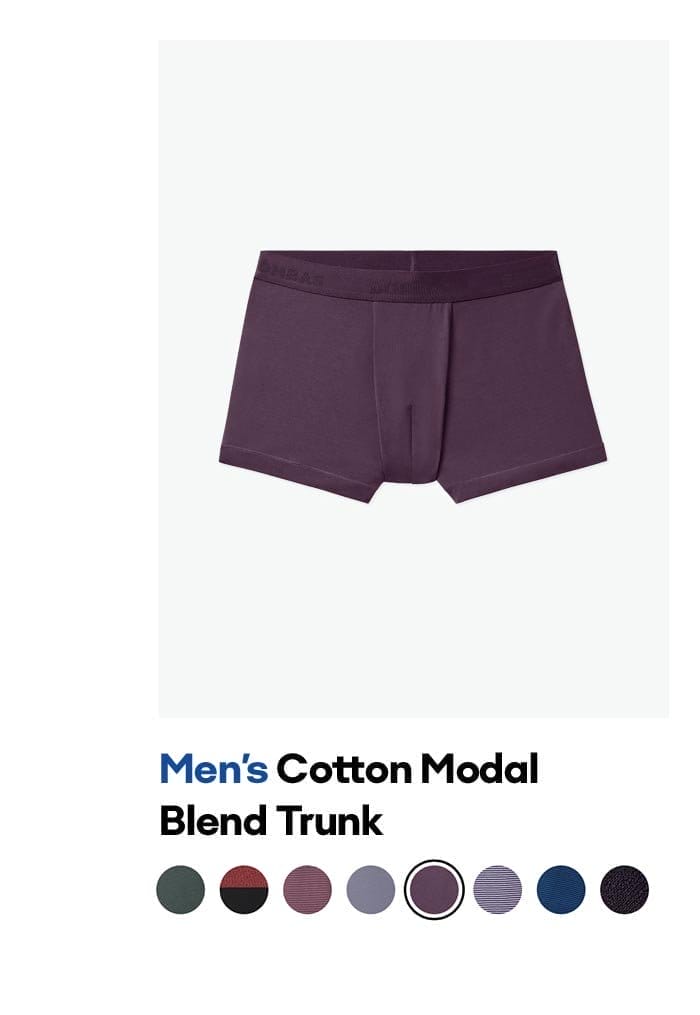 Men's Cotton Modal Blend Trunk