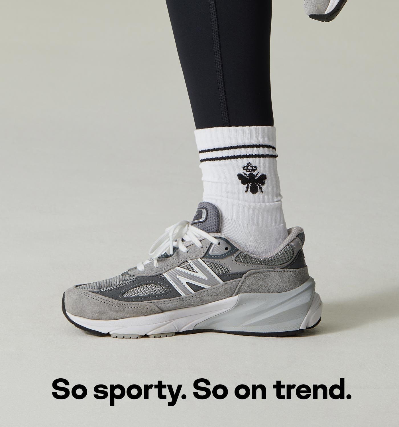So sporty. So on trend.