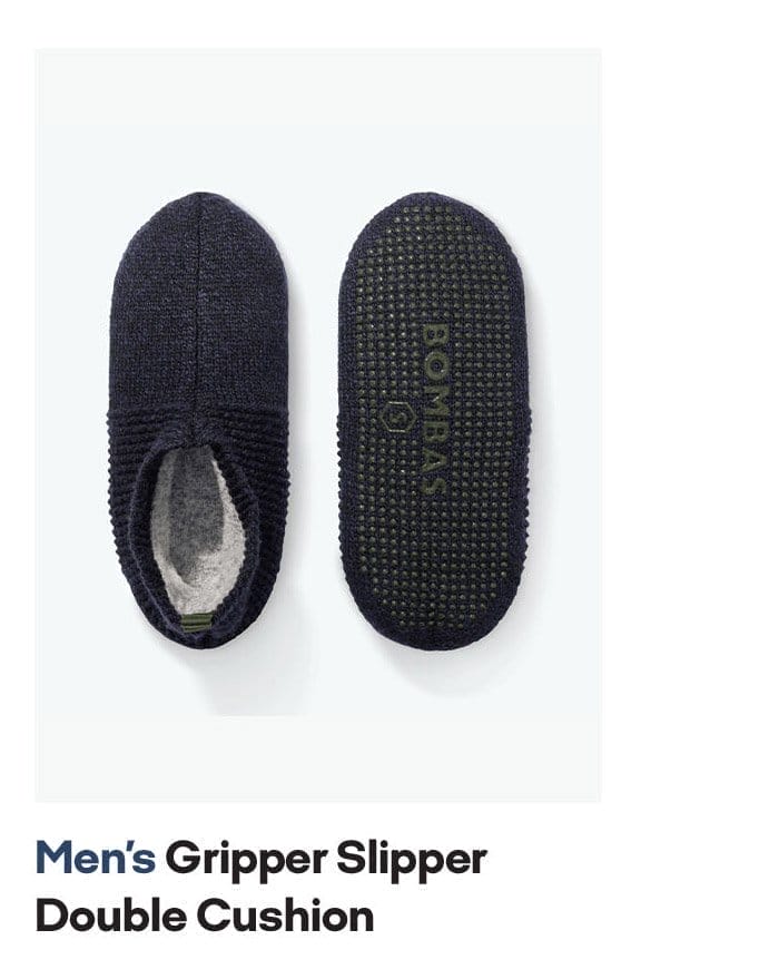 Men's Gripper SLipper Double Cushion