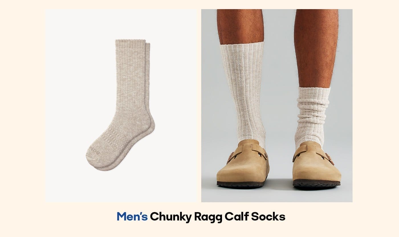 Men's Chunky Ragg Calf Socks