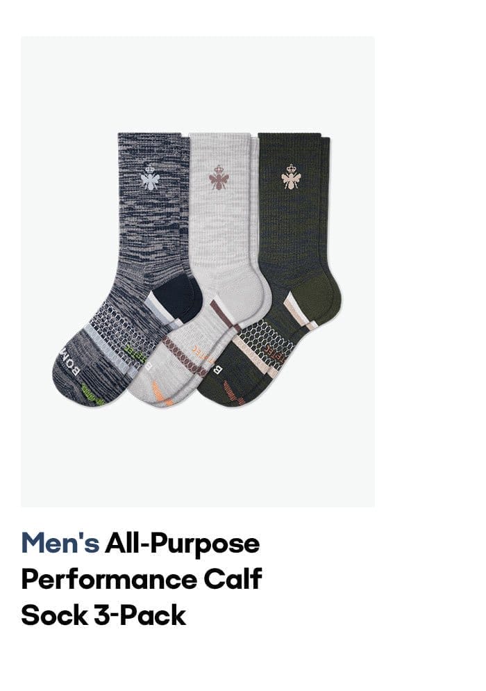 Men's All-Purpose Performance Calf Sock 3-Pack