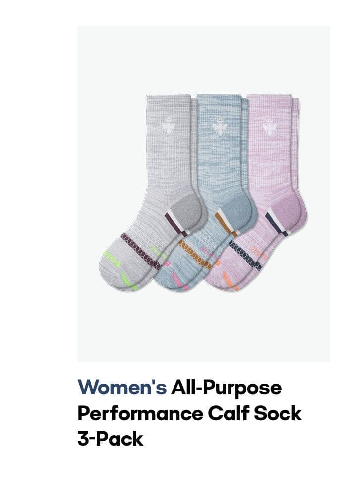 Women's All-Purpose Performance Calf Sock 3-Pack