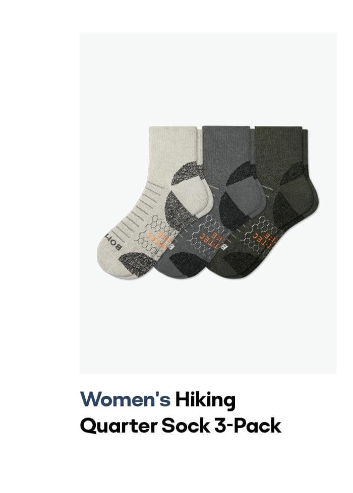 Women's Hiking Quarter Sock 3-Pack
