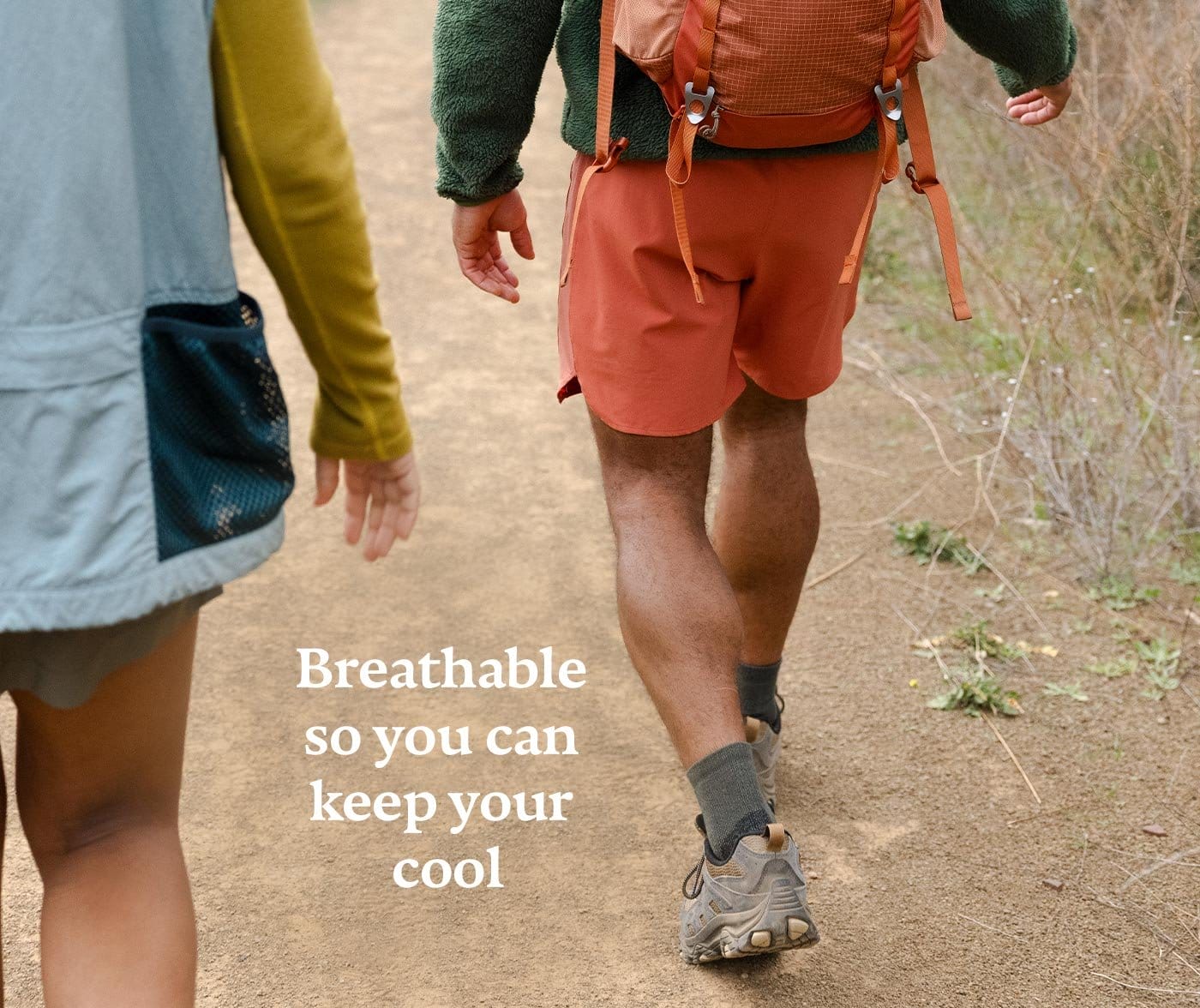 Breathable so you can keep your cool