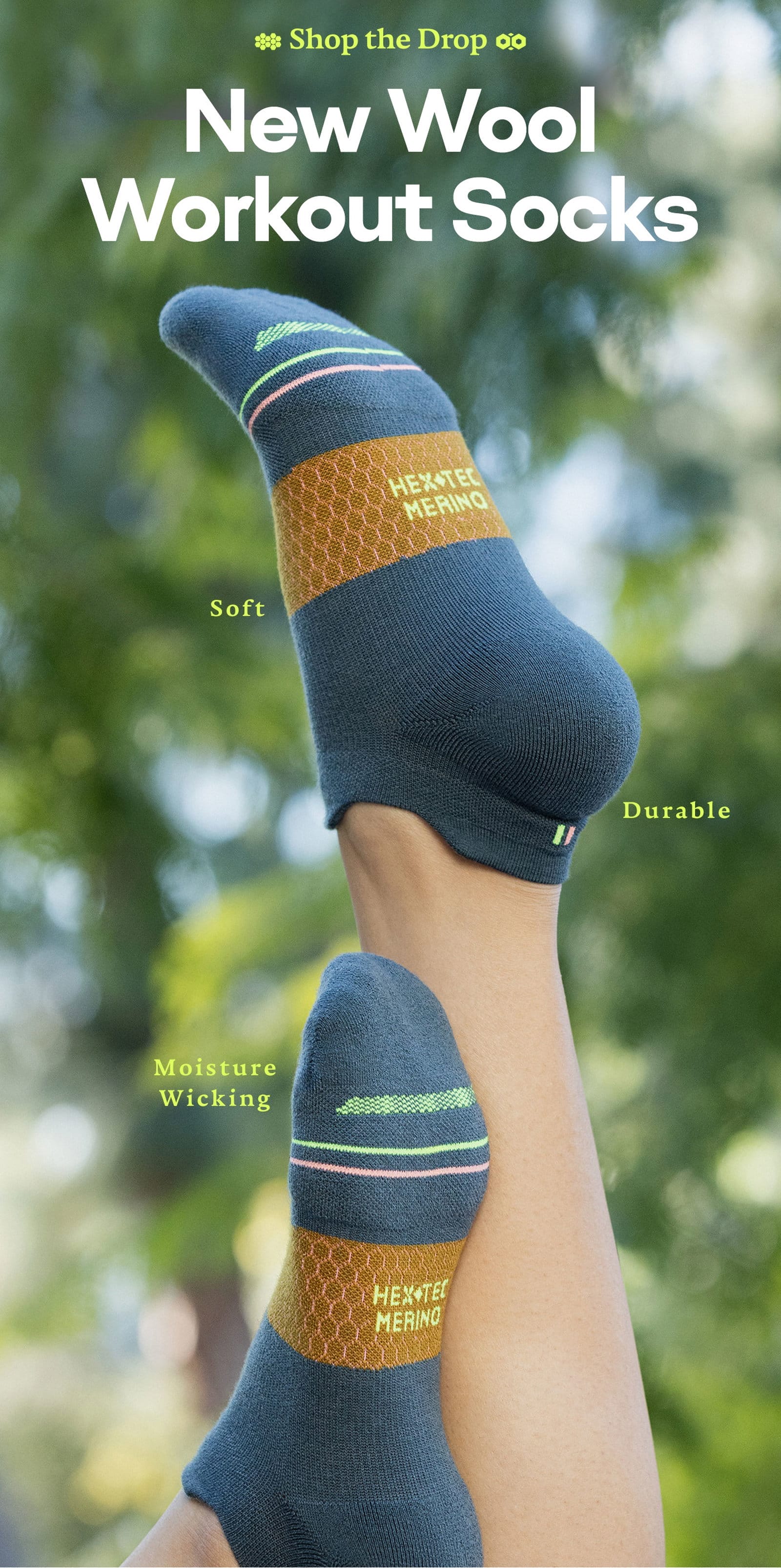 New Wool Workout Socks