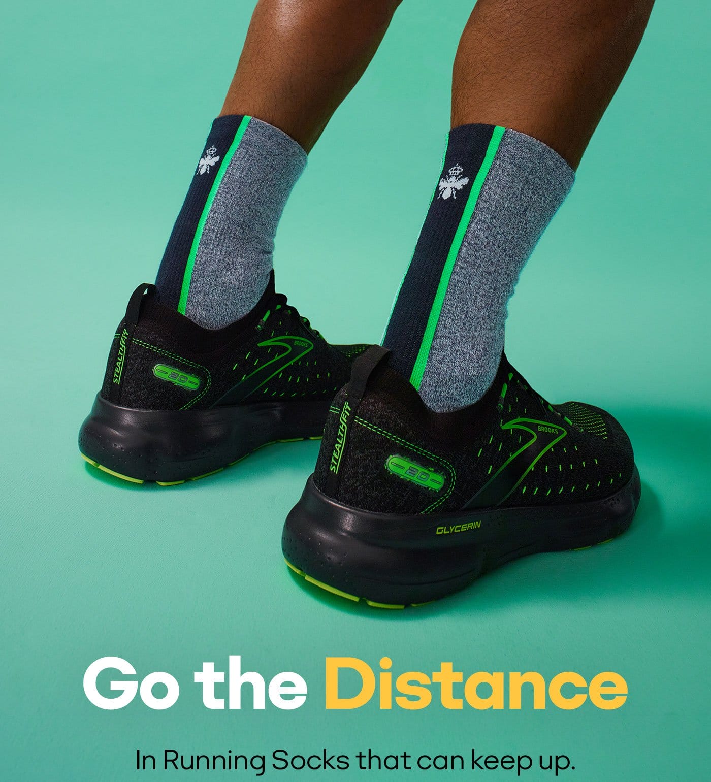 Go the Distance in Running Socks that can keep up.