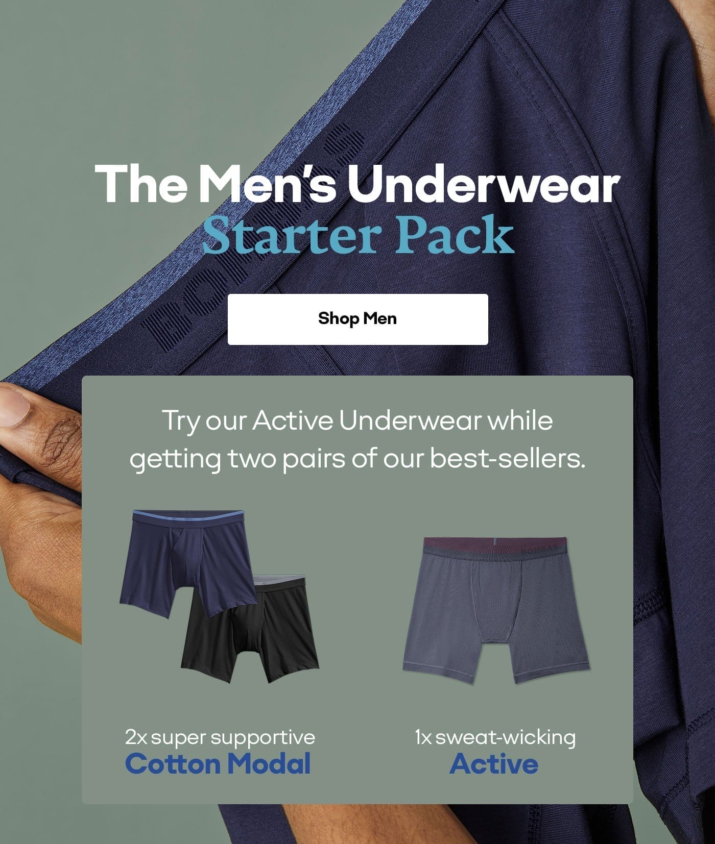 The Men's Underwear Starter Pack | Shop Men