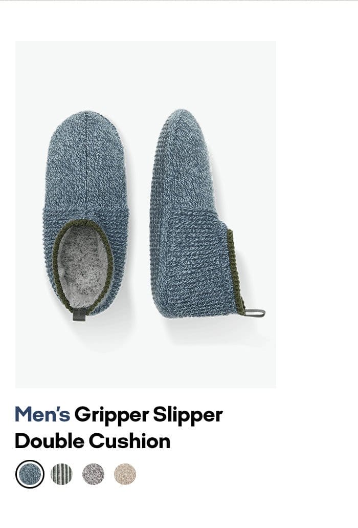 Men's Gripper Slipper - Double Cushion