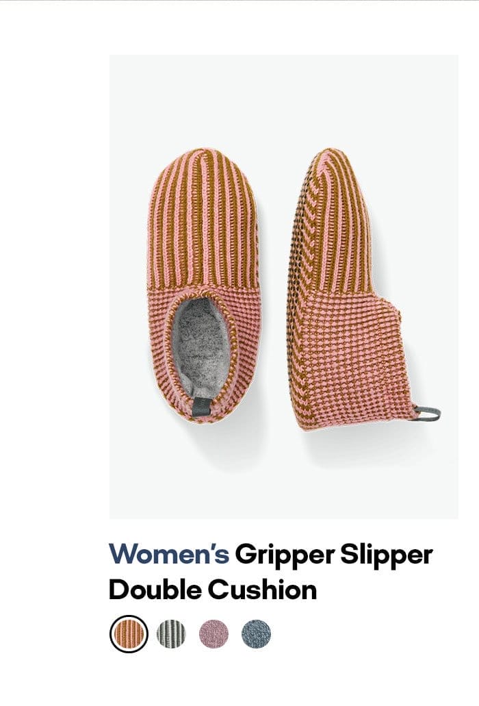 Women's Gripper Slipper - Double Cushion