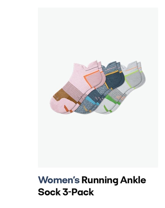 Women's Running Ankle Sock 3-Pack