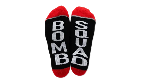 Bottom BOMB SQUAD Crew Socks