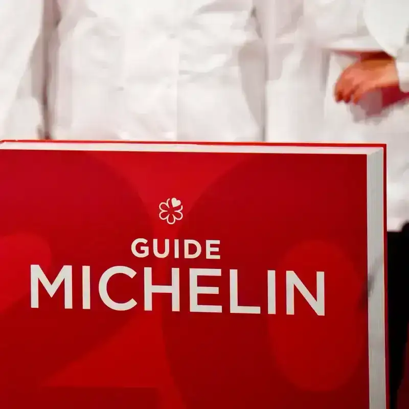 Cooks attend the award ceremony of Michelin stars for excellence of the Guide.