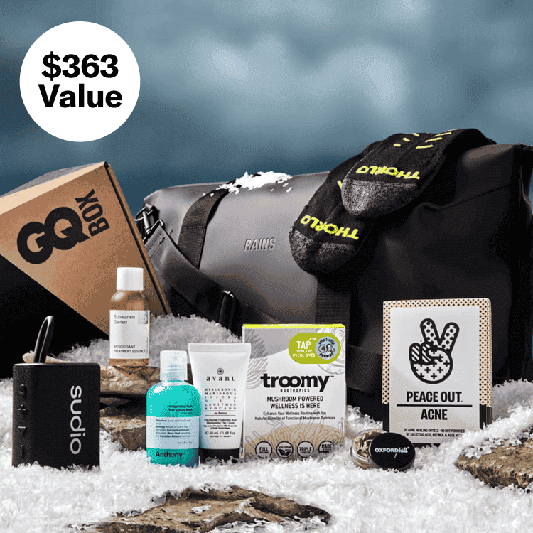 \\$363 Value. Picture of the GQ Fall Box