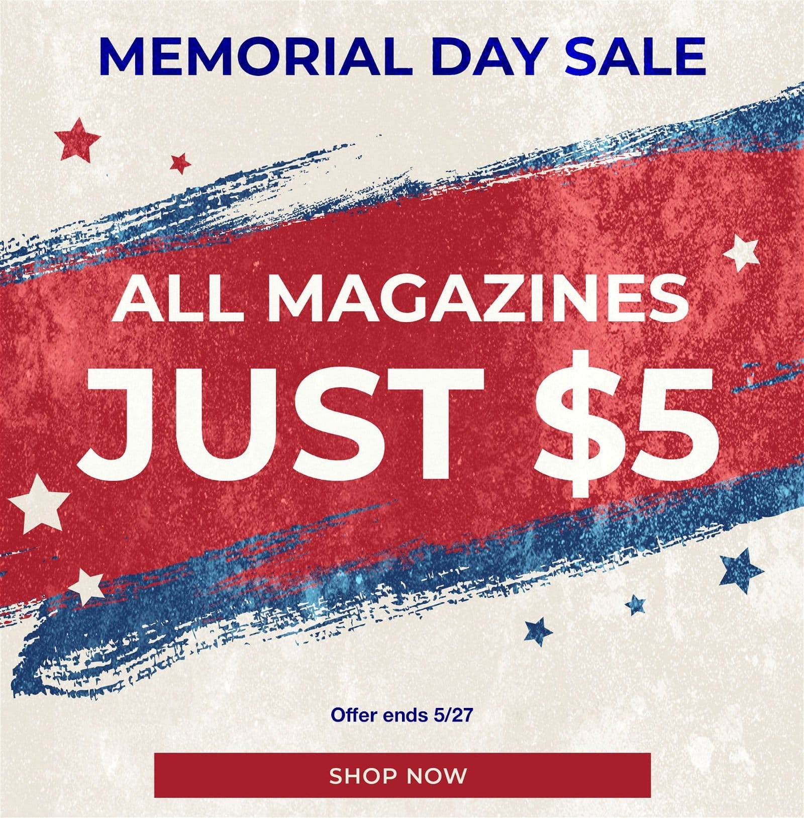 All Magazines Are Just \\$5
