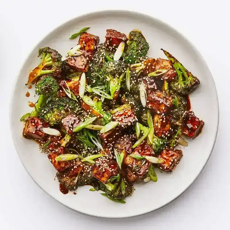 Sesame Tofu With Broccoli recipe