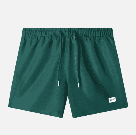 Dark green swimming trunks