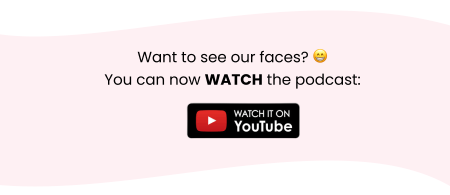 Want to see our faces? Watch the podcast on youtube!