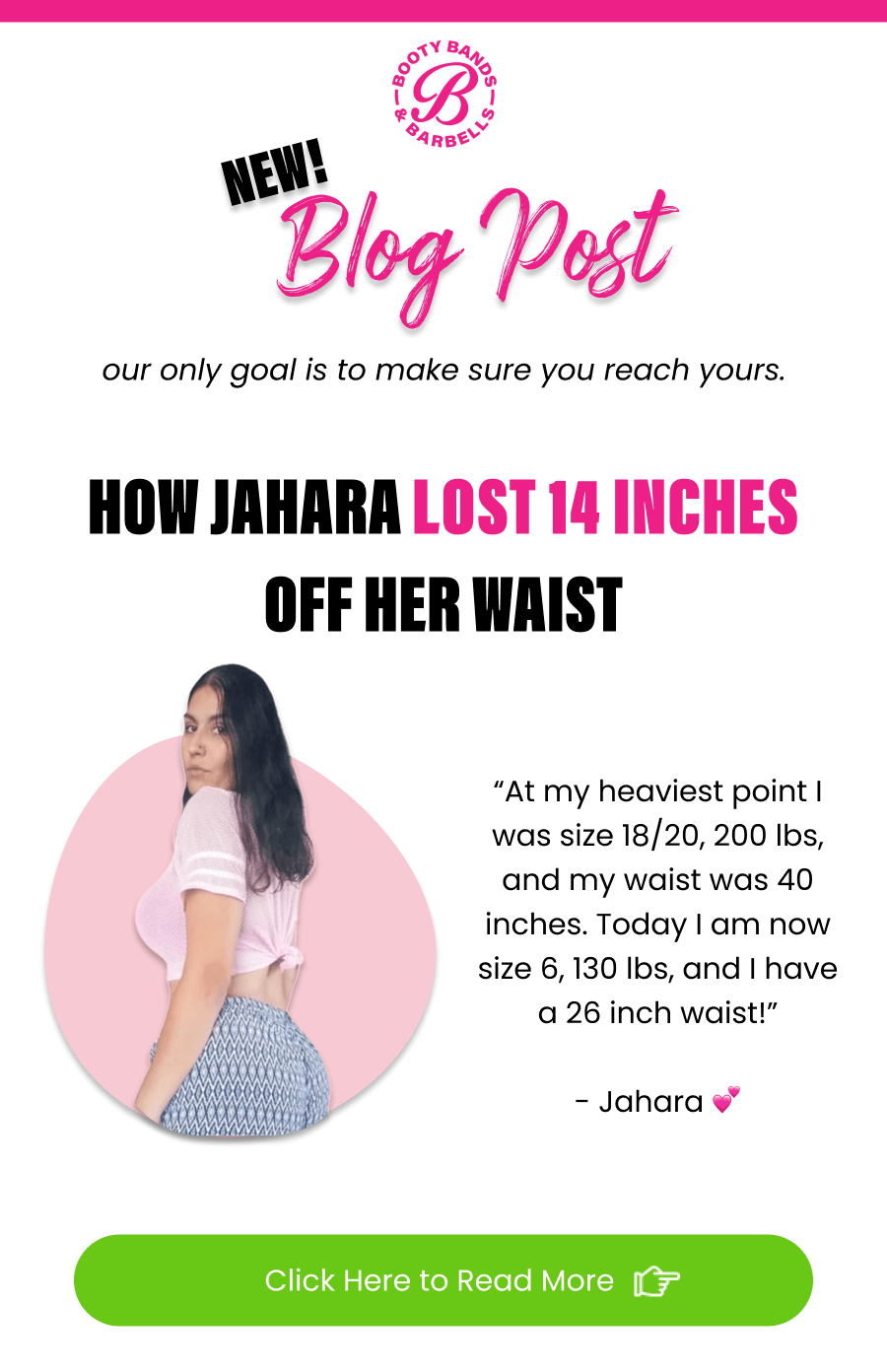 How Jahara lost 14 inches off her waitst!