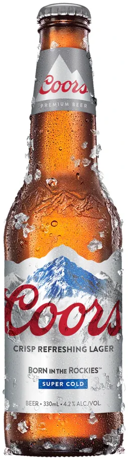 Image of Coors Lager Bottles 330ml