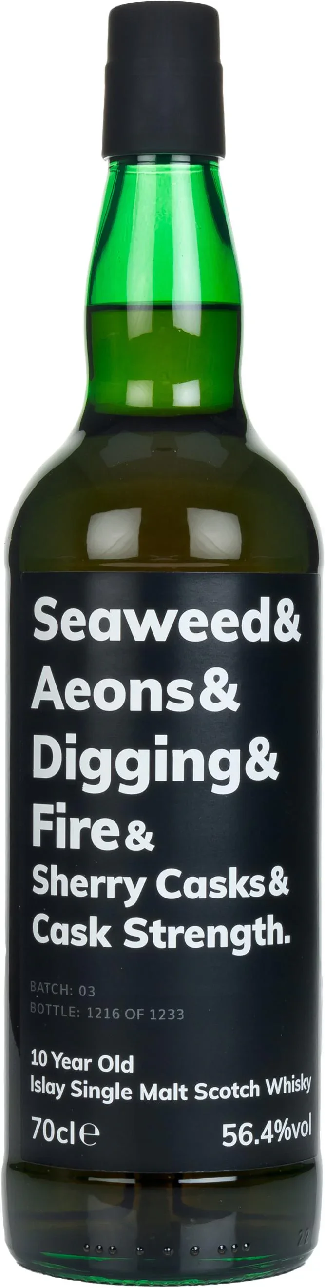 Image of Seaweed & Aeons & Digging & Fire & Sherry Casks & Cask Strength 10 Year Old Single Malt Scotch Whisky 700ml