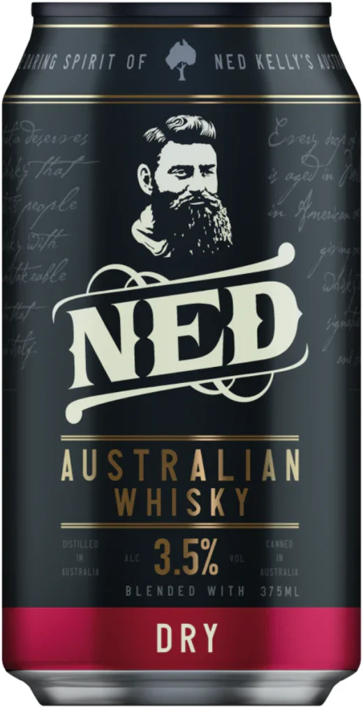 Image of Ned Australian Whisky & Dry 3.5% 375ml