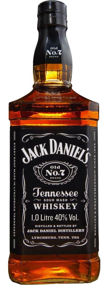 Image of Jack Daniels Old No. 7 Tennessee Whiskey 1L