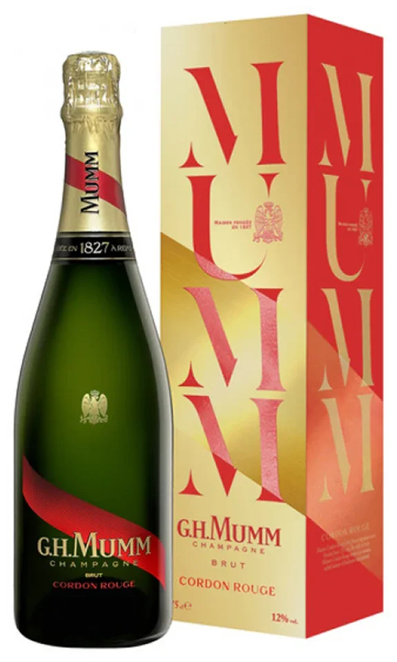 Image of Mumm Cordon Rouge NV Champagne & Gift Box 750ml