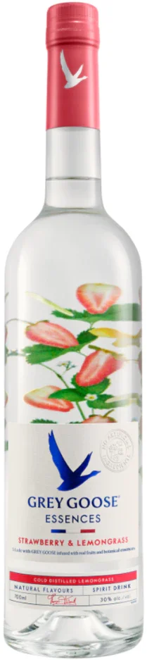 Image of Grey Goose Essences Strawberry & Lemongrass Vodka 700ml