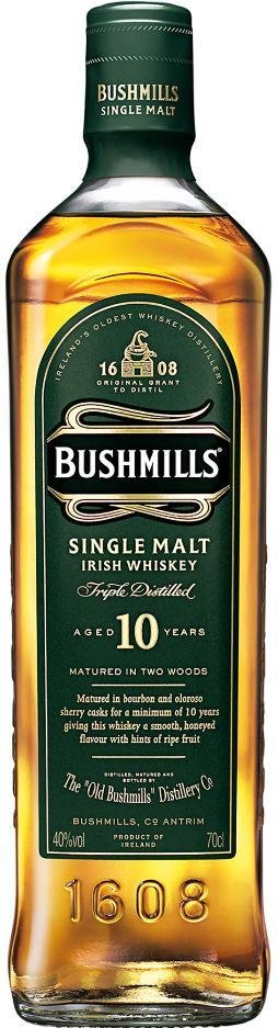 Image of Bushmills 10 Year Old Irish Whiskey 700ml