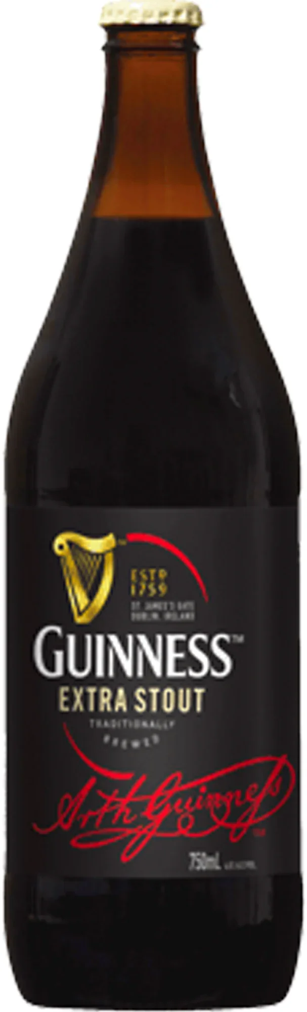 Image of Guinness Extra Stout 750ml