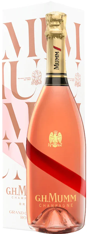 Image of Mumm Grand Cordon Rose NV Champagne & Gift Box 750ml