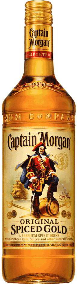 Image of Captain Morgan Original Spiced Gold Rum 700ml