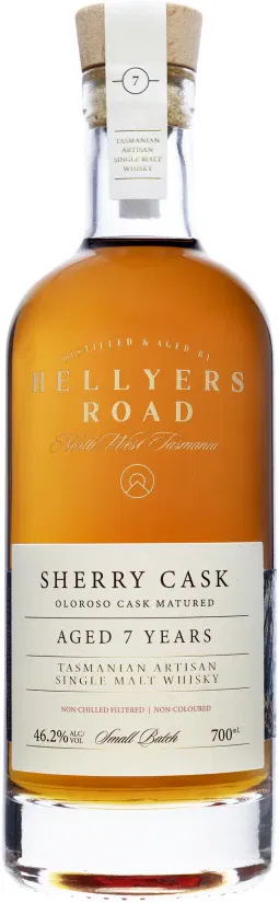 Image of Hellyers Road 7 Year Old Sherry Cask Single Malt Whisky 700ml